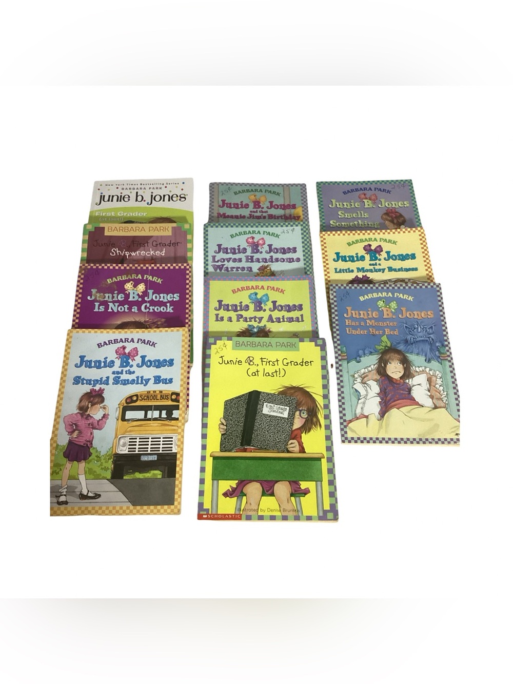 Scholastic Junie B Jones Lot of 11 Paperback Books by Denise Brunkus